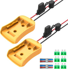 2 Pack for Power Wheel Adapter Compatible with Dewalt 20V Battery, Converter Kit
