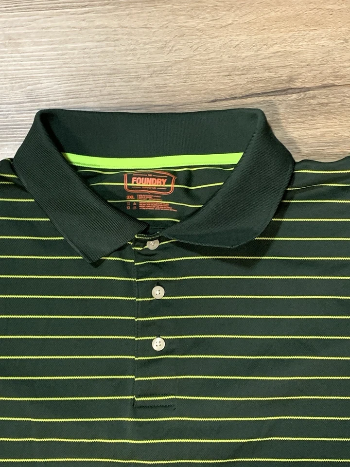 Polo de manga corta The FOUNDRY para hombre talla 3XL mezcla de polietileno Foto 3 de 4