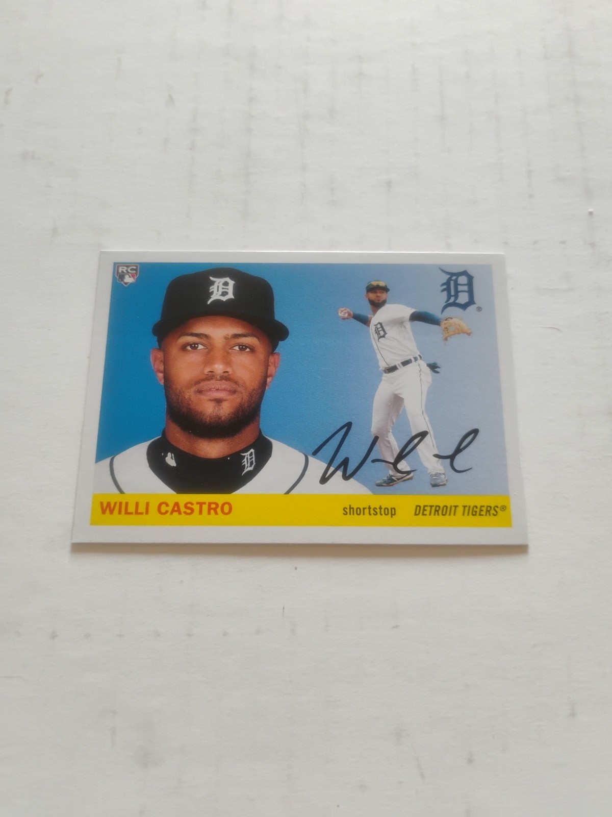 Willi Castro #16 2020 Topps Archives Detroit TigersRC Rookie