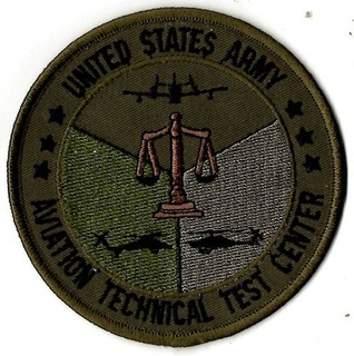 UNITED STATES ARMY AVIATION TECHNICAL TEST CENTER MILITARY PATCH