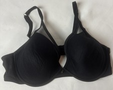 ThirdLove 24/7 Classic Contour Plunge Bra 40C Push Up Black Underwire