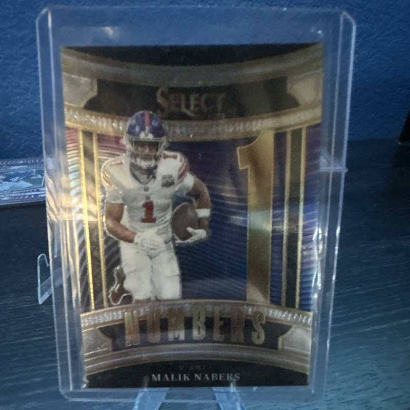 2025 Panini Select - Select Numbers Malik Nabers #25