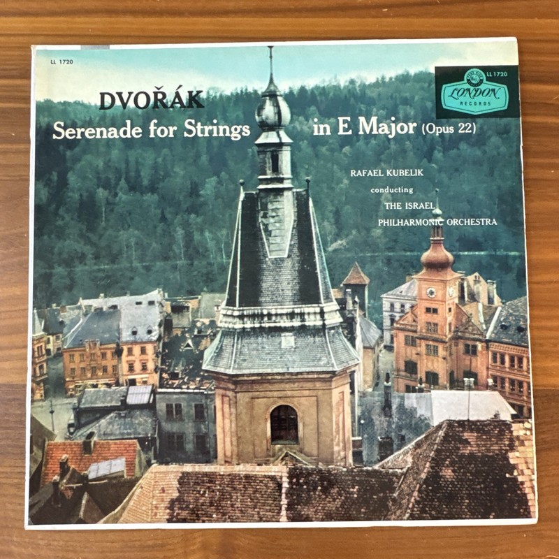 vinyl record: Dvořák Serenade for Strings Op. 22, Kubelik, London LL 1720