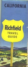 1956 Richfield California Vintage Road Map