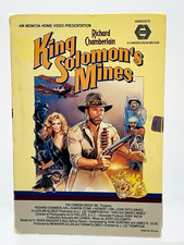 King Solomon's Mines Betamax Beta NOT VHS Big Box Richard Chamberlain UNTESTED