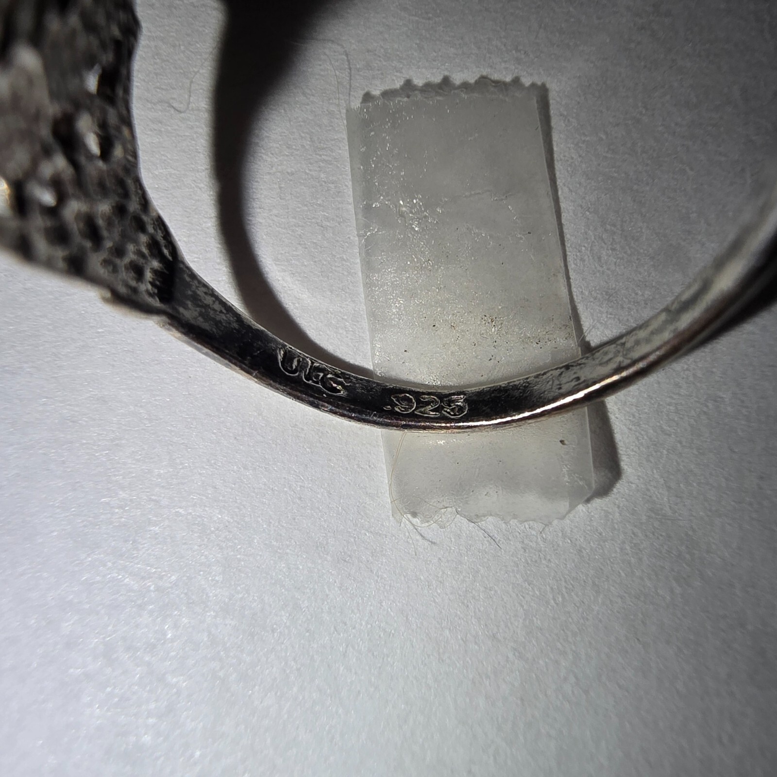 Solid 925 Sterling Size 7 Ring - image 7