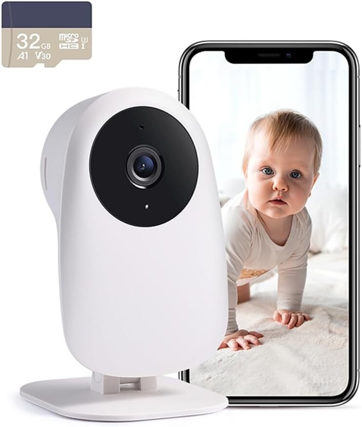 2K Wifi Baby Monitor, Baby Monitor with Camera and Night Vision