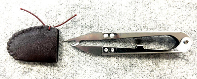 Combo Seam Ripper/Unpicker & Thread Clipper (Snip) with Bonus Leather Sheath