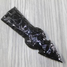 1 Obsidian Ornamental Tomahawk Head 2844 Ax Axe Hatchet
