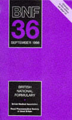 British National Formulary (BNF) 36 by Joint Formulary Committee ...