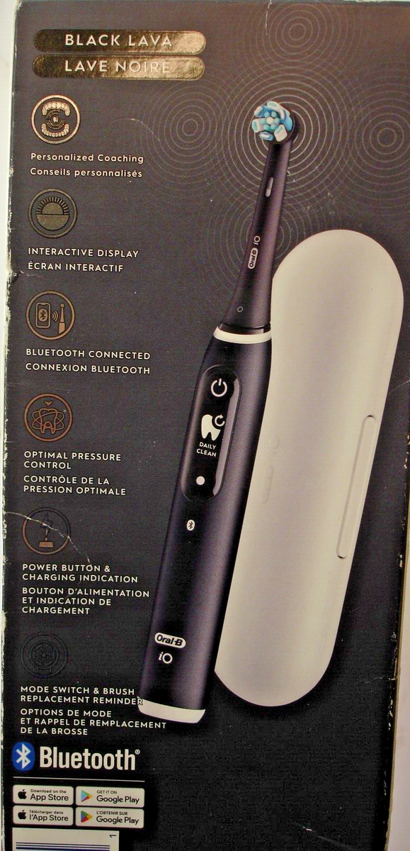 Oral-B iO 6 Series Electric Toothbrush - Black Lava for sale Oral-B iO 6 Series Electric Toothbrush - Black Lava for sale