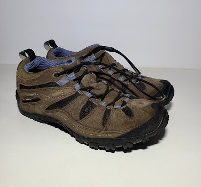 Merrell Chameleon Arc Stretch Brown Vibram Hiking Shoes Women s Size 9 