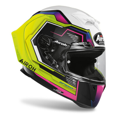 Airoh GP 550S ''Rush'' Mulitcolor, Motorradhelm in Größe XL, inkl. getöntem Visier