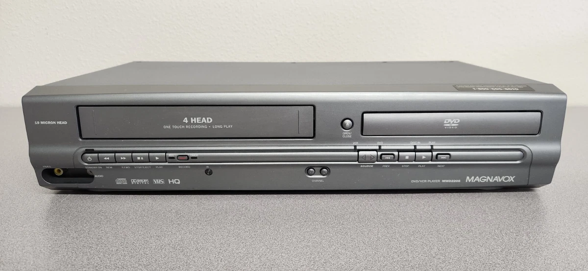 Magnavox DVD/VCR Combo Player 4HEAD HIFI VHS Model MWD2205 With