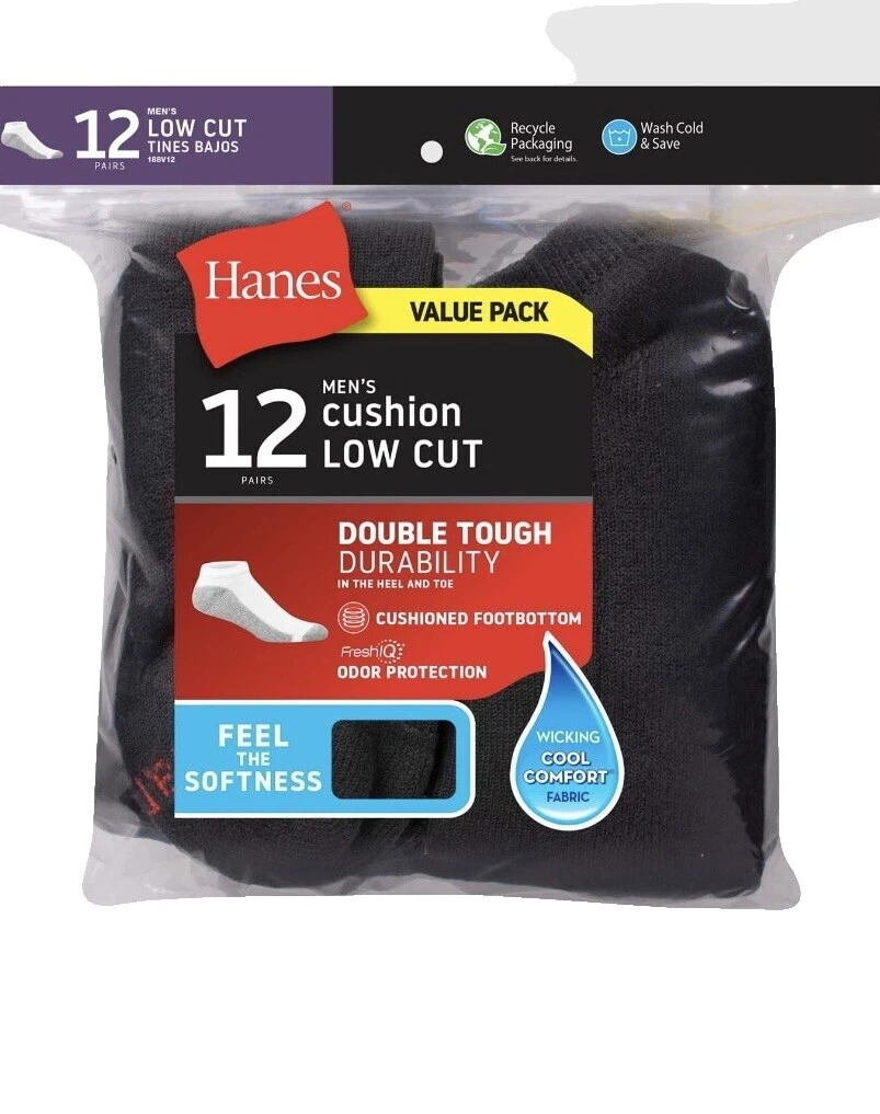 Calcetines Negro De Algodón Hanes para De hombre