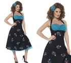 Womens Grease Costume Ladies Cha Digregorio Costume 1950s Fancy Dress