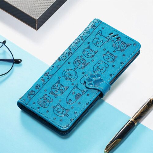 Cat Dog Wallet Phone Case For iPhone Samsung Huawei Honor Google Sharp ZTE TCL - Picture 12 of 15