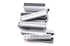 TCM BRICKS Light Bluish Gray 2x10 Brick X25 Compatible Parts & Pieces