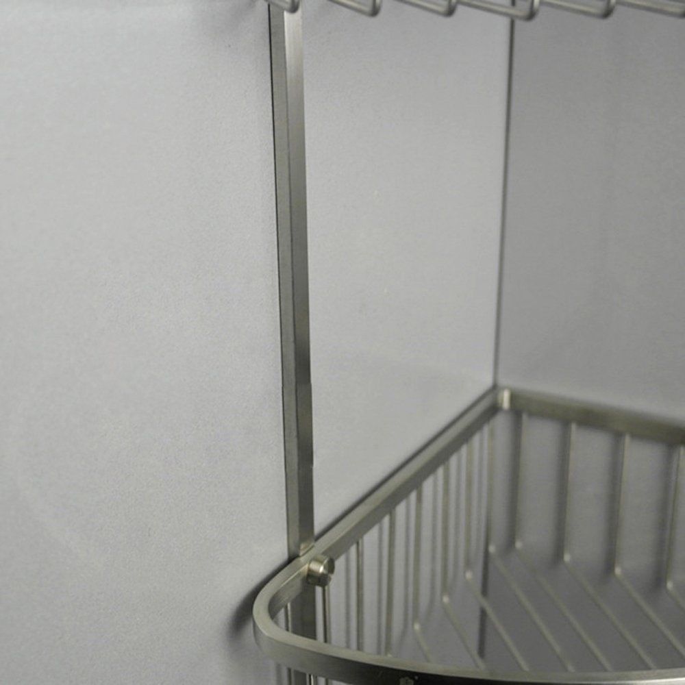 STAINLESS STEEL SHOWER CADDY 100% RUST FREE BATHROOM SHELF