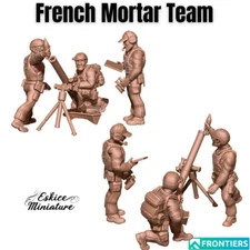 Eskice Miniatures Ultra Modern French Army 81mm Mortar Team Spectre 15 20 28mm +