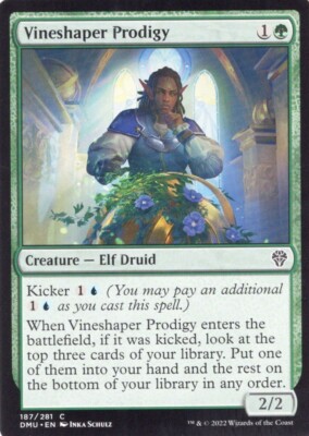 4X VINESHAPER PRODIGY 187/281 DOMINARIA UNITED MTG MAGIC NM X4 (yourdeckbuilder)