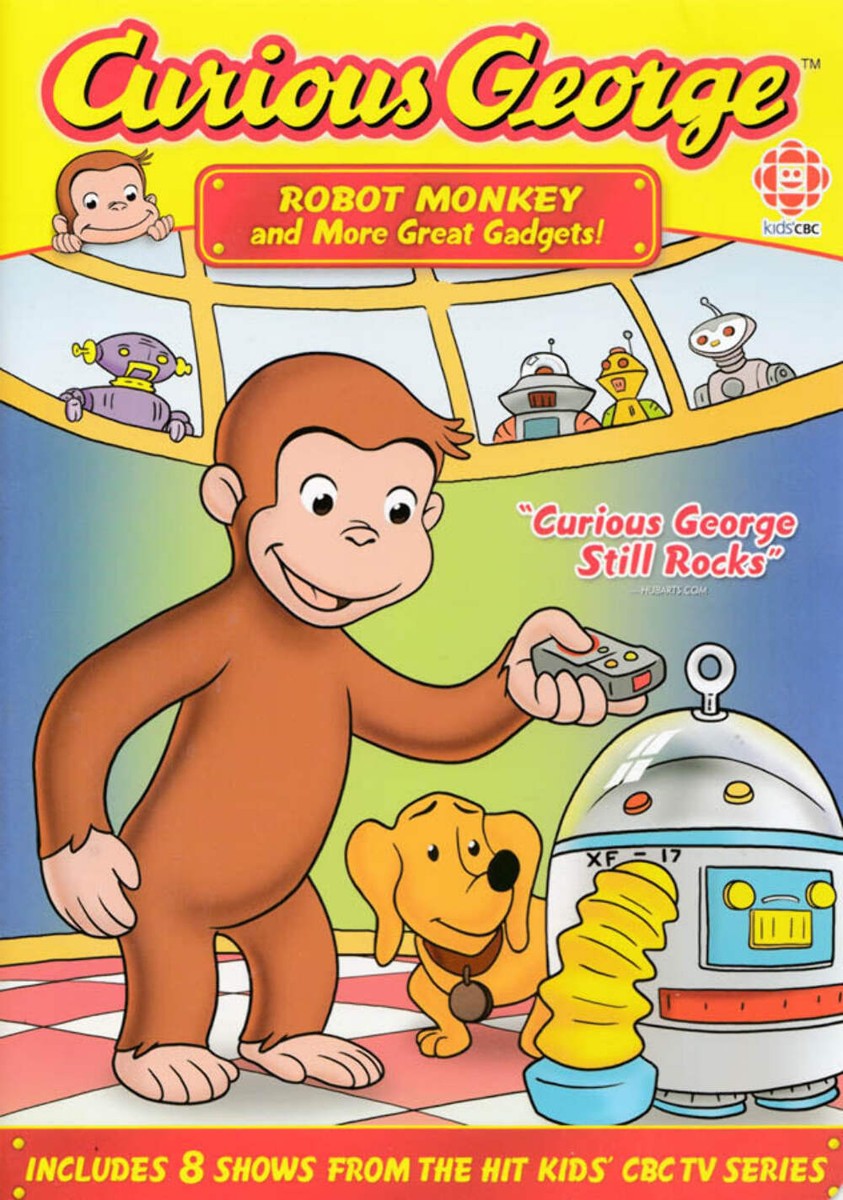 新品　未使用　Curious George 絵本&CD5枚セット Curious George - Robot Monkey and More Great Gadgets! DVD | eBay