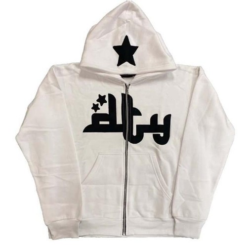 Y2k Hoodie Retro Vintage Zip Up Long Sleeve Jacket Gothic Hooded Streetwear - Picture 16 of 19
