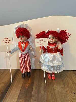SEYMOUR MANN AMERICAN SWEETHEARTS RAGGEDY ANDY LIMITED EDITION BISQUE DOLLS