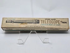 Vintage FOCAL # 191 BZ30-4 10x 30 x 30mm TELESCOPE with stand in original box