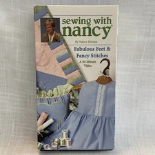 Sewing with Nancy VHS Fabulous Feet & Fancy Stitches