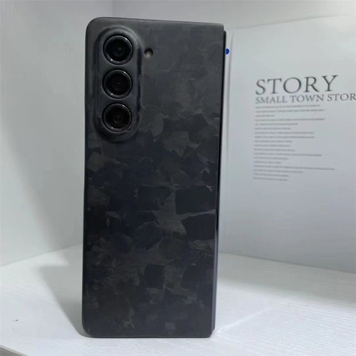 Véritable coque mince en fibre de carbone aramide pour Samsung Galaxy Z pliable 5 4 housse forgée - Photo 19 sur 26