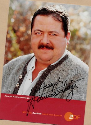 Joseph Hannesschlager 2 Autogramm Bild Print Copie Foto Rosenheim Cops Ebay