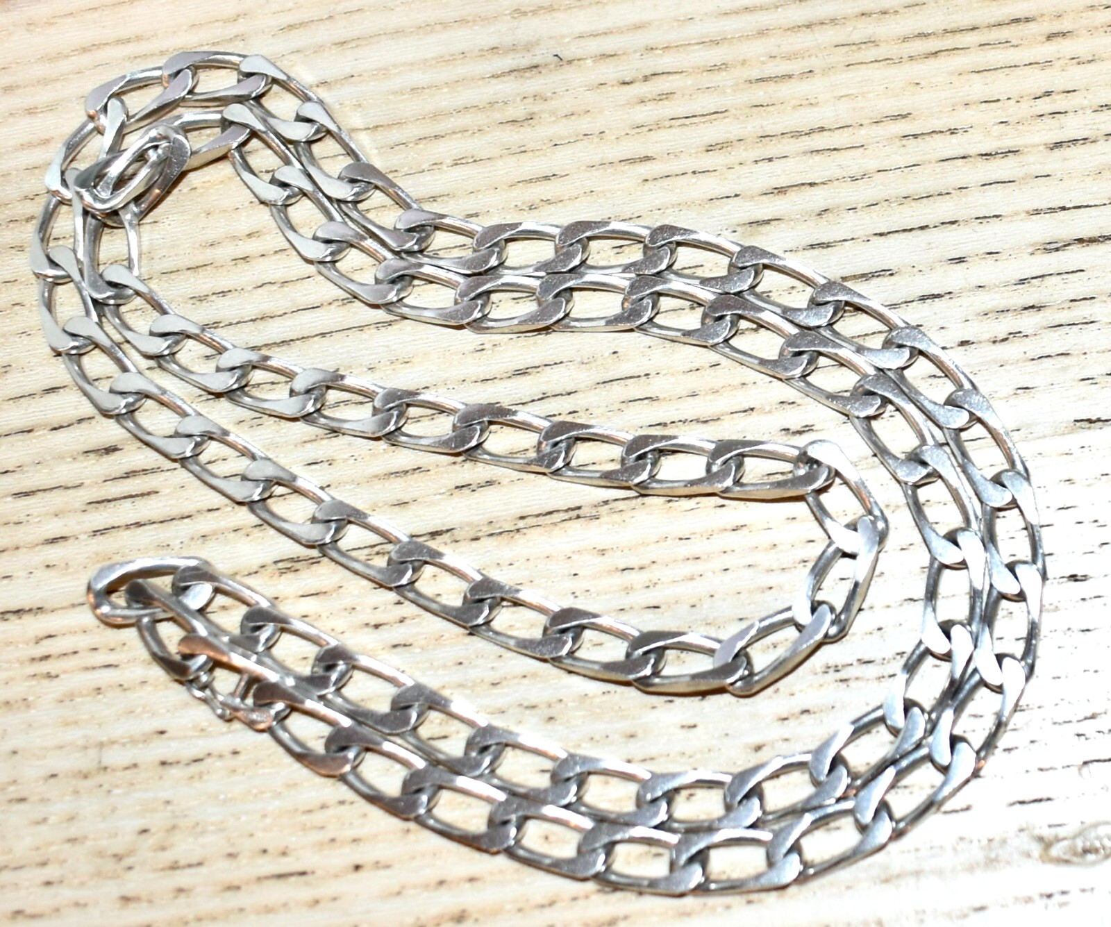 Highest Quality H/Made Solid Stg Silver 76Cm Long… - image 3