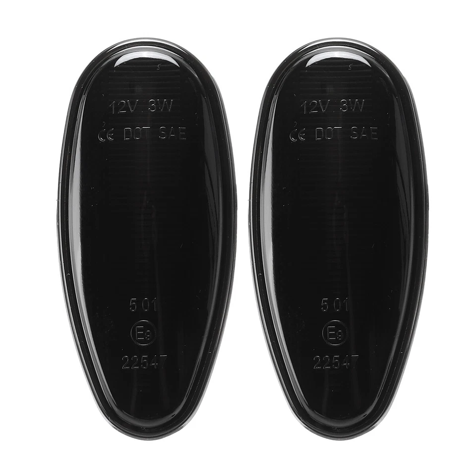 Black Side Marker Light For Mitsubishi Outlander Lancer Eclipse Galant Pajero - Image 2 of 4