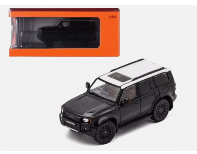 GCD 2024 Toyota Land Cruiser Prado RHD Black with White Top 1/64
