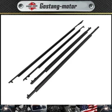 For 2010-2015 Toyota Prius Front Rear Set Door Belt Moulding Weatherstrips New