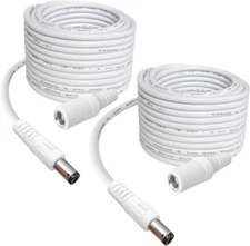 SIOCEN 2-Pack 10FT DC Power Extension Cable,5.5Mm X 2.1Mm Extension Cord,12V Ext
