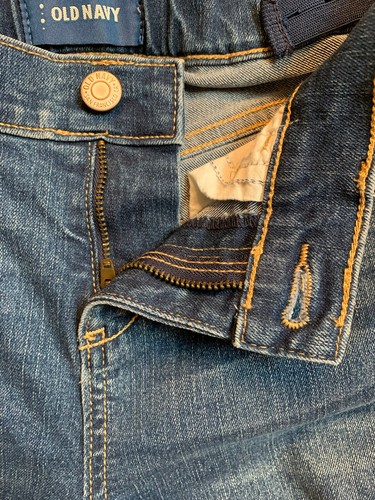 Old Navy Girls Skinny Crop Denim Jean Size XL (14) Medium Wash EUC - Picture 10 of 10
