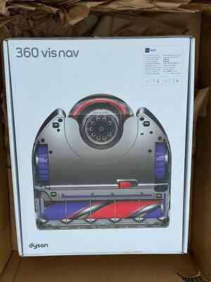 Brand New Dyson 360 Vis Nav Robot Vacuum In Blue/Nickle With Smart Navigation