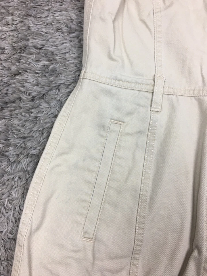 Vestido Gloria Vanderbilt Caqui Sin Mangas Para Mujer Talla Pequeña Beige Algodón DE COLECCIÓN Foto 4 de 4