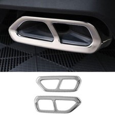 2P Chrome Steel Rear Tail Exhaust Muffler Tip Pipe Trim For Toyota Avalon 19-22