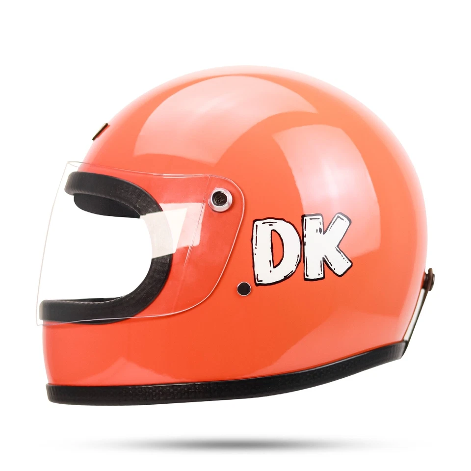 ¡NUEVO! CASCO PERSONALIZADO VINTAGE ATLAS PINTADO A MANO CAFERACER BOBBER CHOPPER MOTOCICLETA Foto 2 de 4