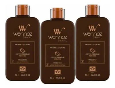 Wennoz (Honma Tokyo) Progressive Coffee Premium Kit Brazilian Keratin 3 x 1L