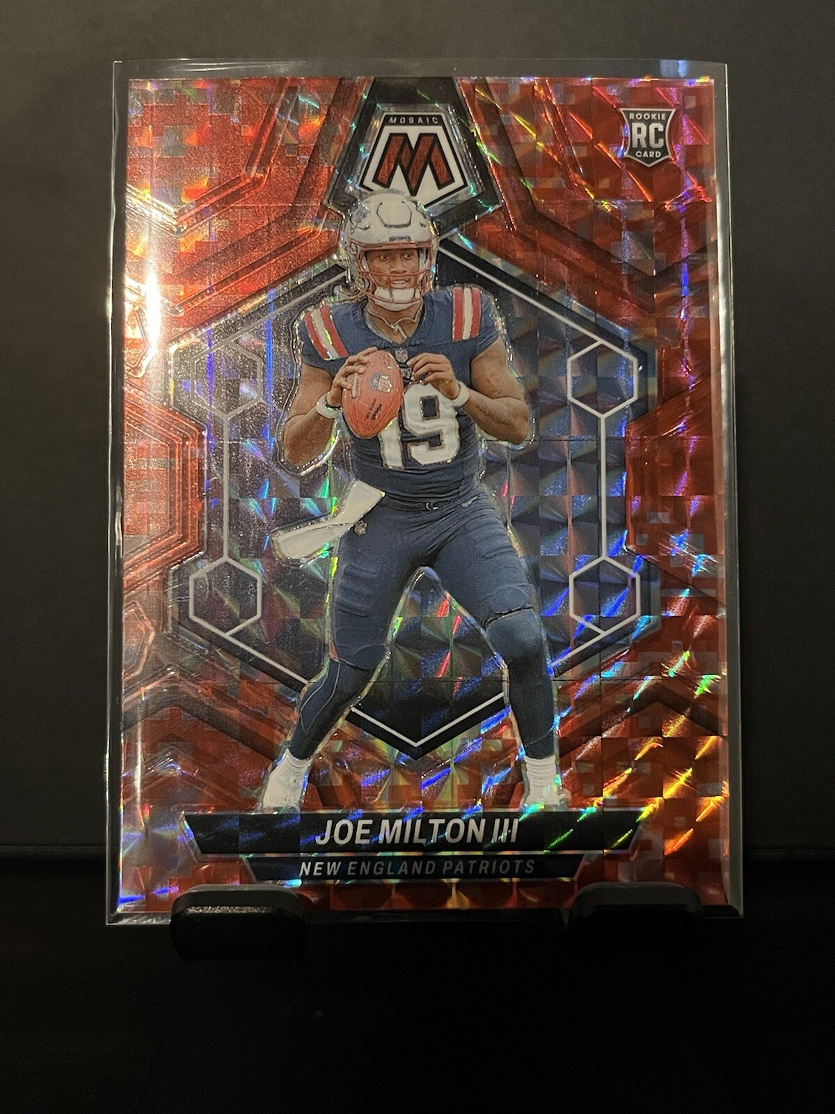 Joe Milton III 2024 Mosaic #397 Red Camo Parallel (RC)