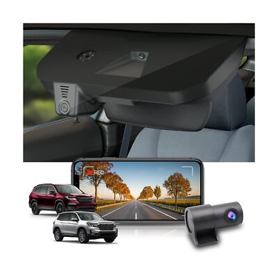 Fitcamx 4K Dual Dash Cam Adapts for Honda Pilot 2016-2022