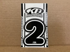 KnuckleBone Original NOS Vintage Bmx Midschool #2 Sticker GT03494