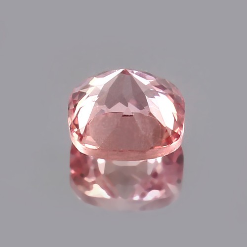 Natural Flawless Ceylon Padparadscha Sapphire Loose Cushion Cut Gemstone 8x8 MM - Picture 4 of 4