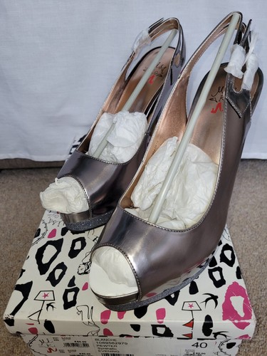 Miss KG "Blanche" (Pewter And Diamanté) Court Shoe's. Size 7 - Picture 5 of 6