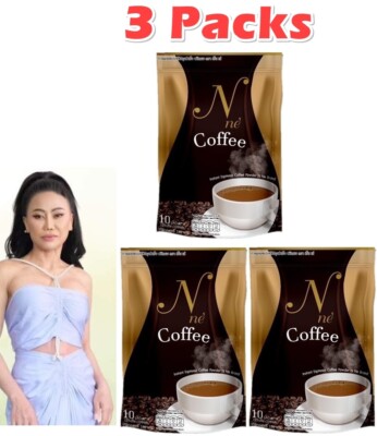 3 X N Ne Coffee Instant Espresso Coffee Powder  No Sugar