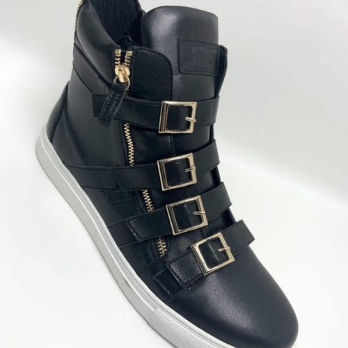 Men's J75 By Jump Black High Top Fashion Sneakers NWT - Picture 5 of 5